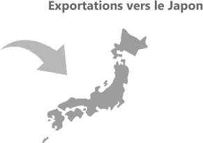 Exportations vers le Japon